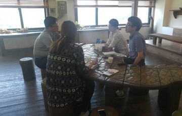 전남복지재단(경로당코디네이터 인터뷰)에서 내방~