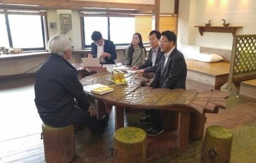 강원발전연구원에서 내방~